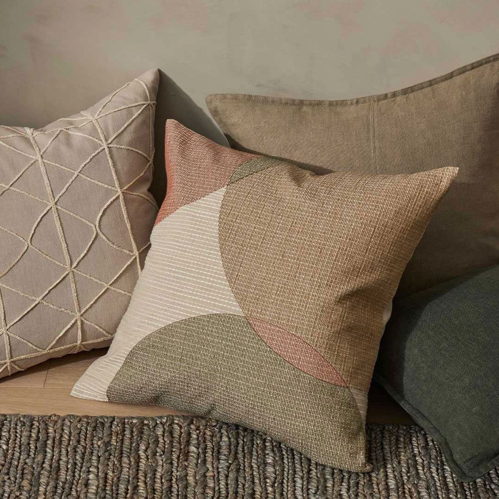 Weave Home Newstead Cushion - Natural | 50 x 50cm gallery detail image