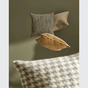 Weave Home Vista Cushion - Mineral | Chunky Linen/Wool Blend gallery detail image