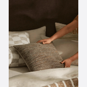 Weave Home Vista Cushion Cover - Natural | Chunky Linen/Wool Blend gallery detail image