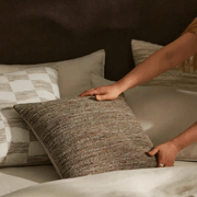 Weave Home Vista Cushion Cover - Natural | Chunky Linen/Wool Blend gallery detail image