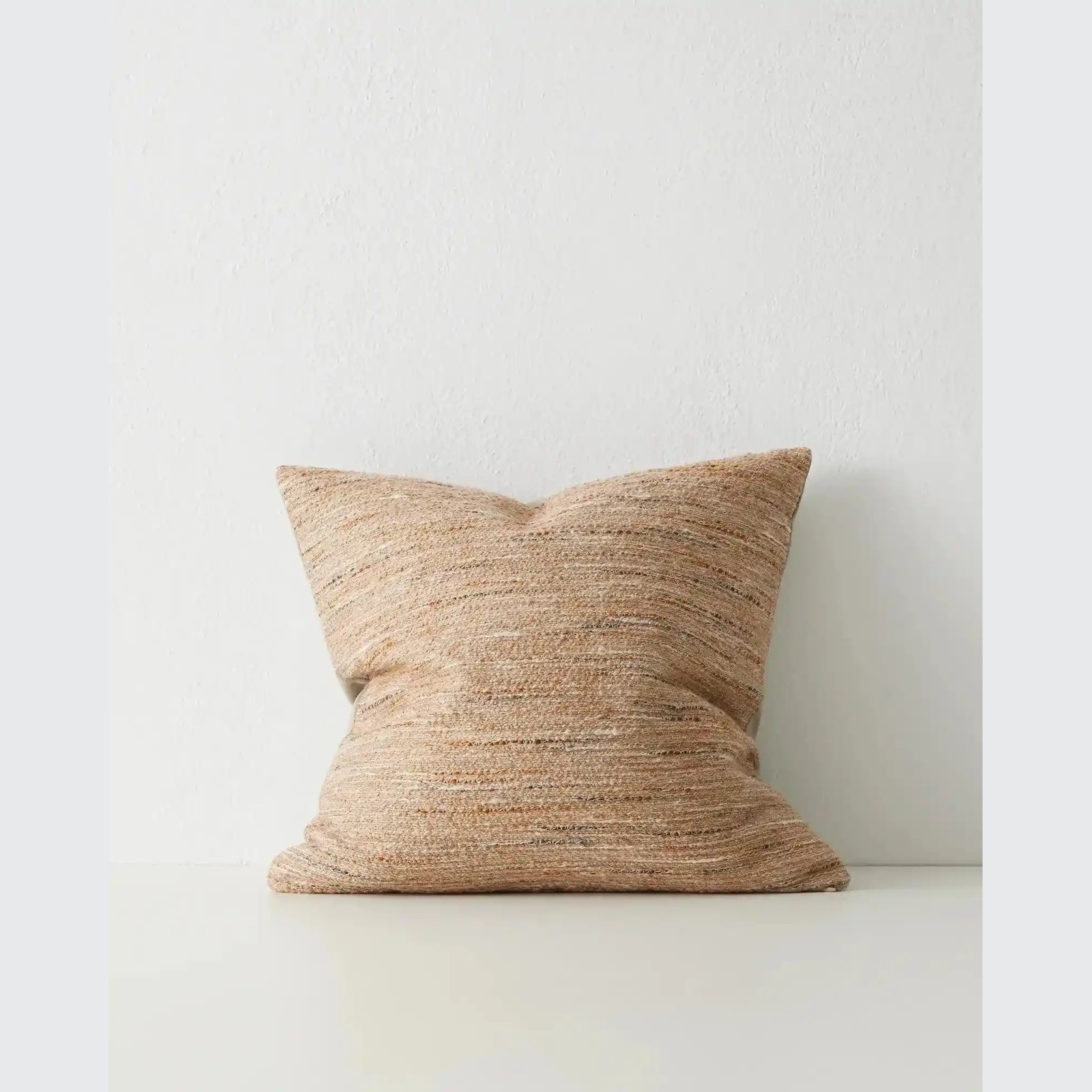 Weave Home Vista Cushion - Sunset | Chunky Linen/Wool Blend gallery detail image