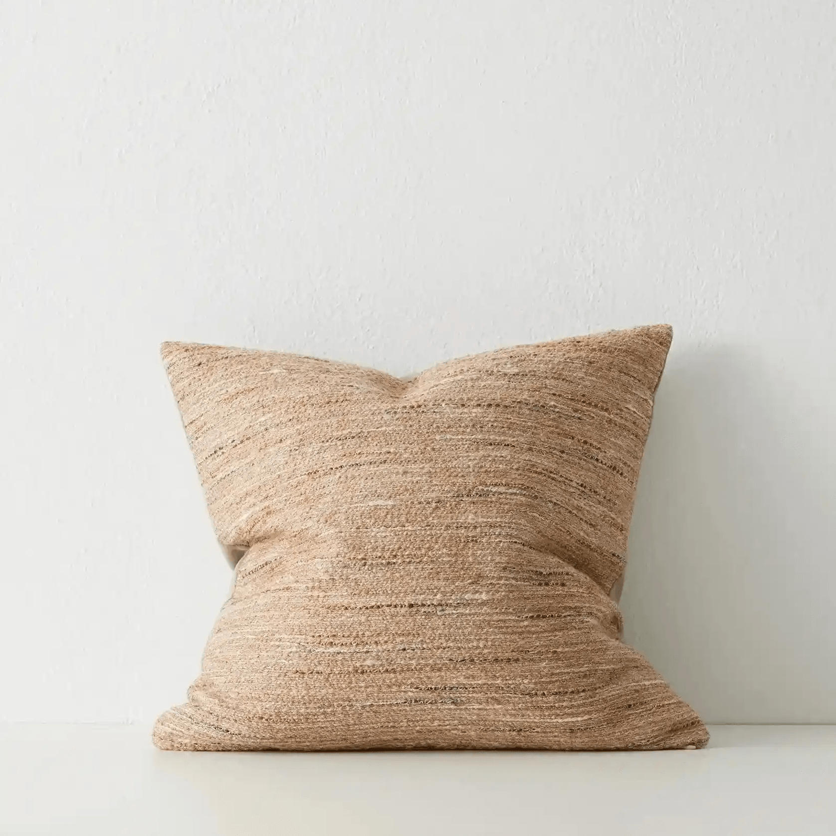 Weave Home Vista Cushion - Sunset | Chunky Linen/Wool Blend gallery detail image