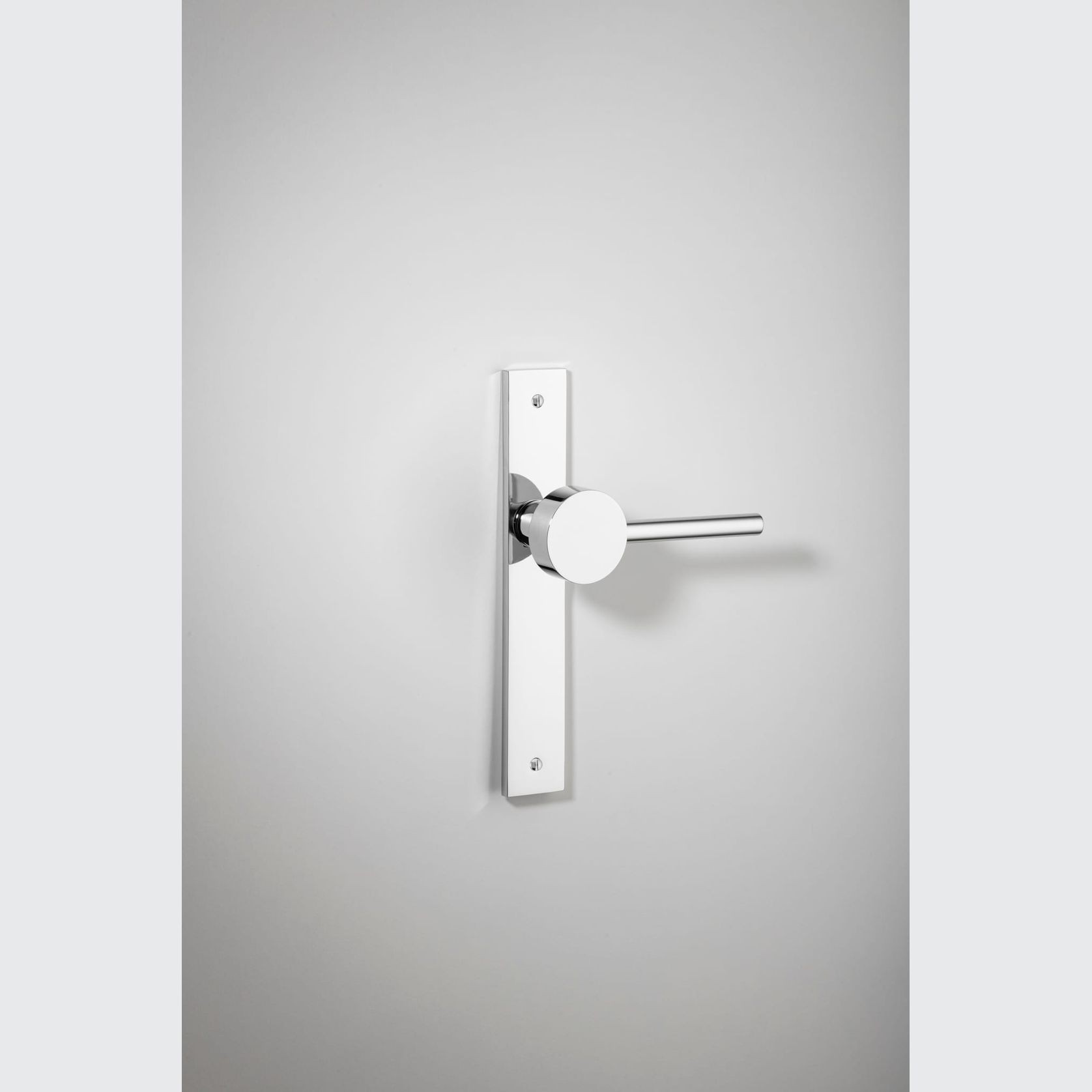 Geppetto Door Lever - Rectangular Backplate gallery detail image