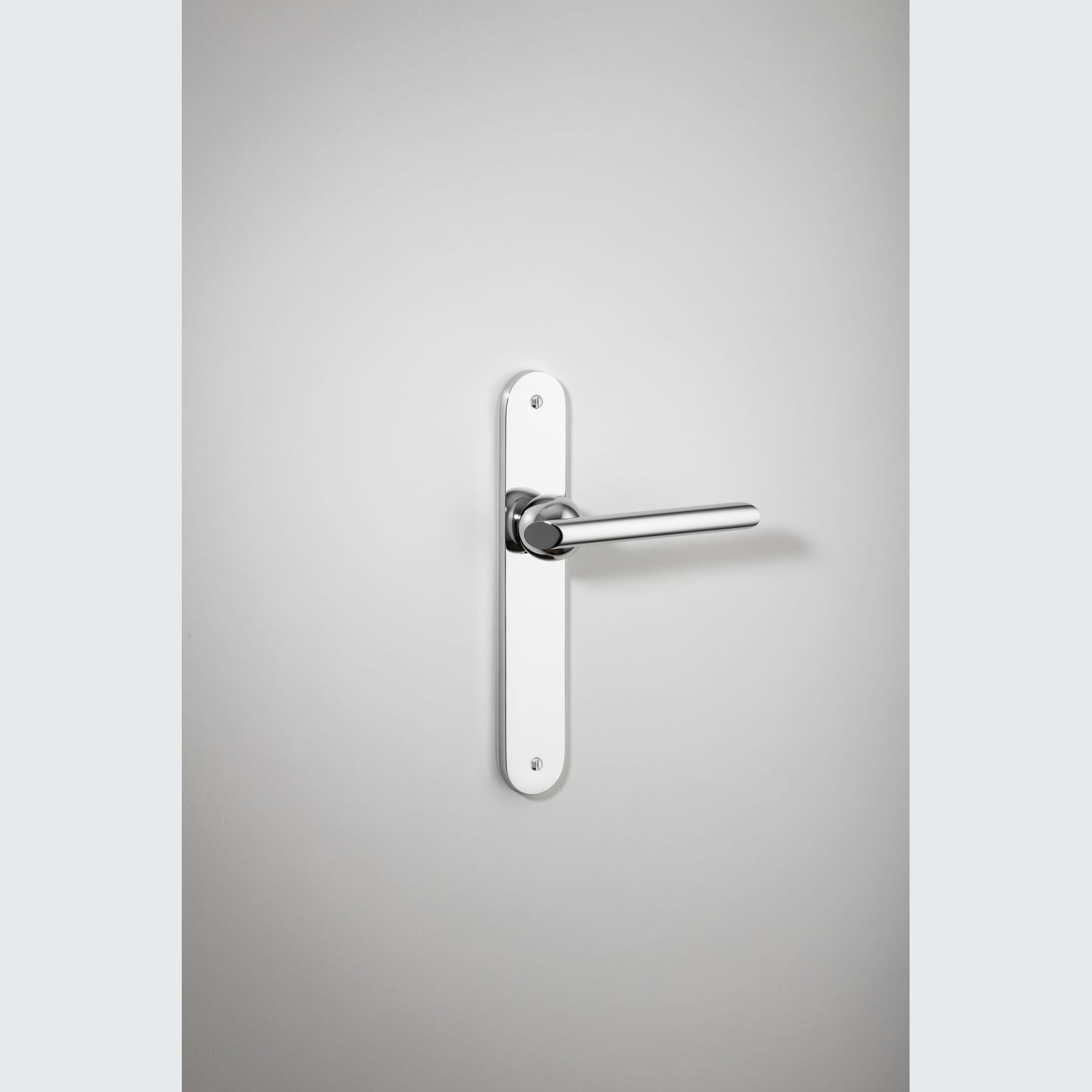 Futurismo Door Lever - Oval Backplate gallery detail image