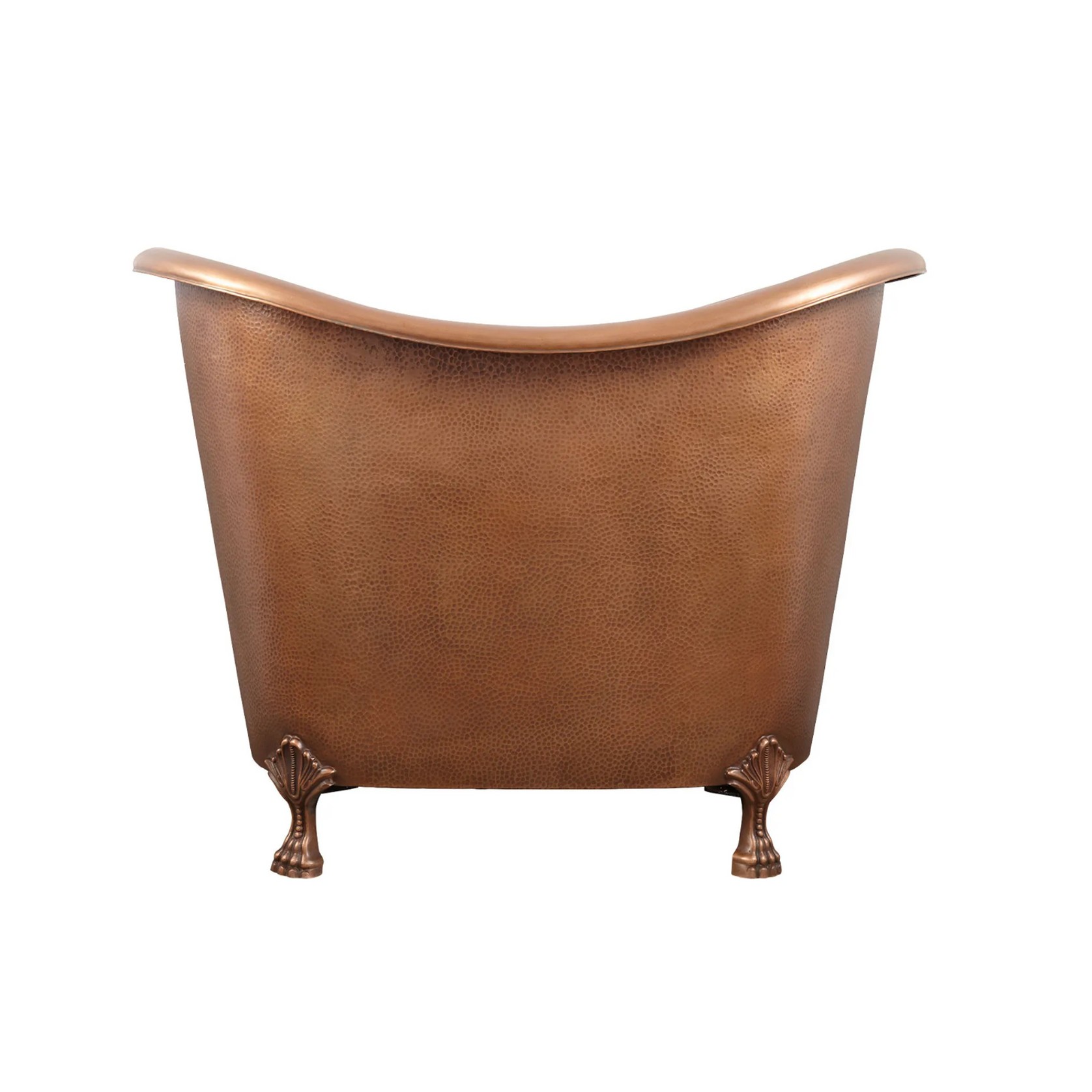 The Copper Bath Tub - Jaipur Hammered Double Slipper Clawfoot 1220mm -CB5025-D48 gallery detail image