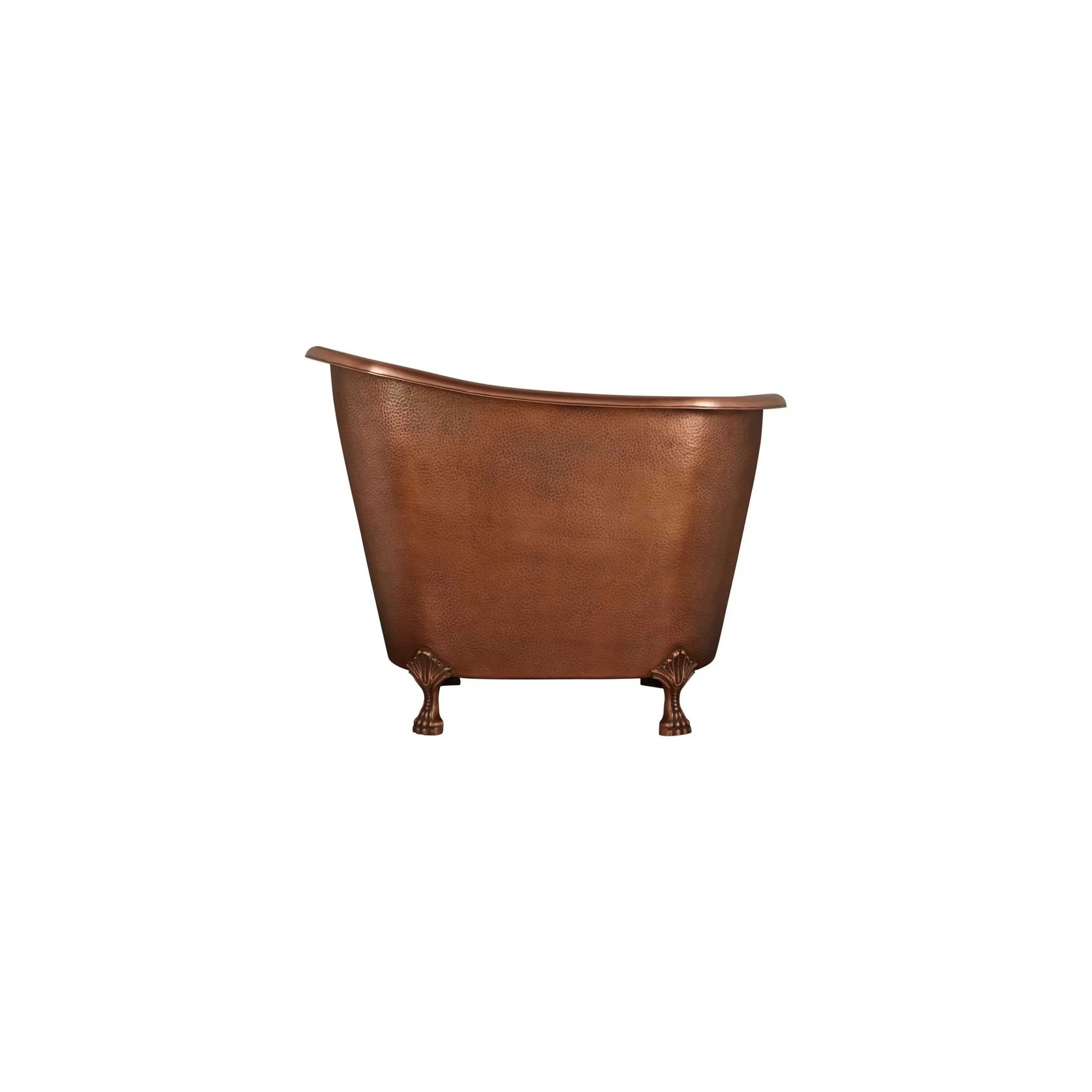 The Copper Bath Tub - Ahlia Hammered Slipper Clawfoot 1220mm -CB5050-D49 gallery detail image