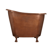 The Copper Bath Tub - Ahlia Hammered Slipper Clawfoot 1220mm -CB5050-D49 gallery detail image