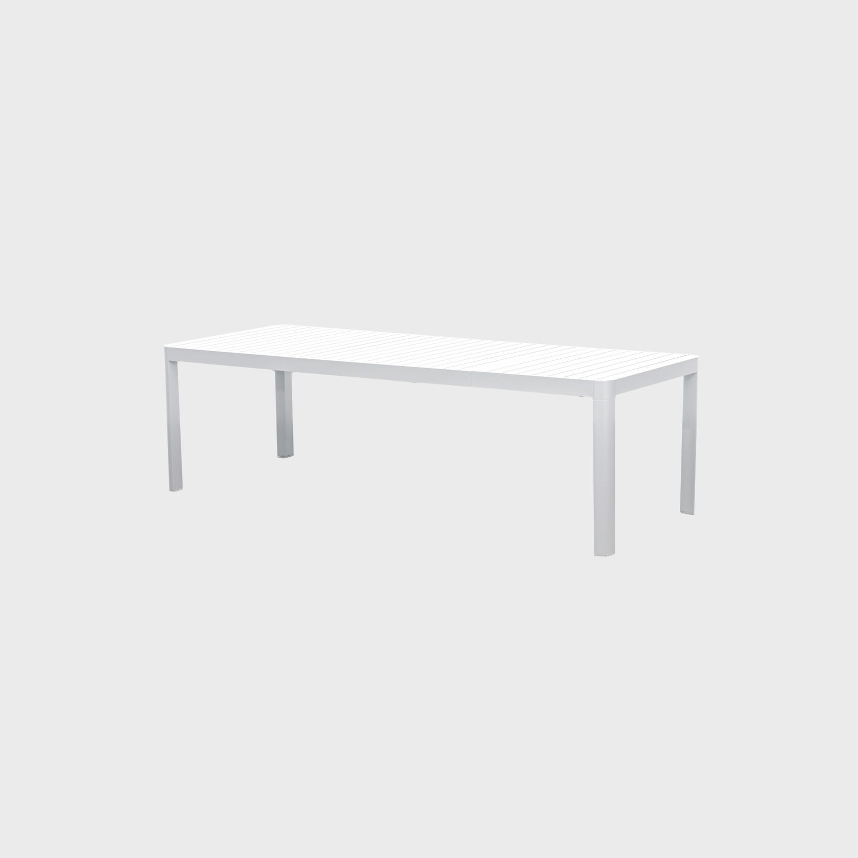 Azura Extension Outdoor Dining Table 195|255cm | White gallery detail image
