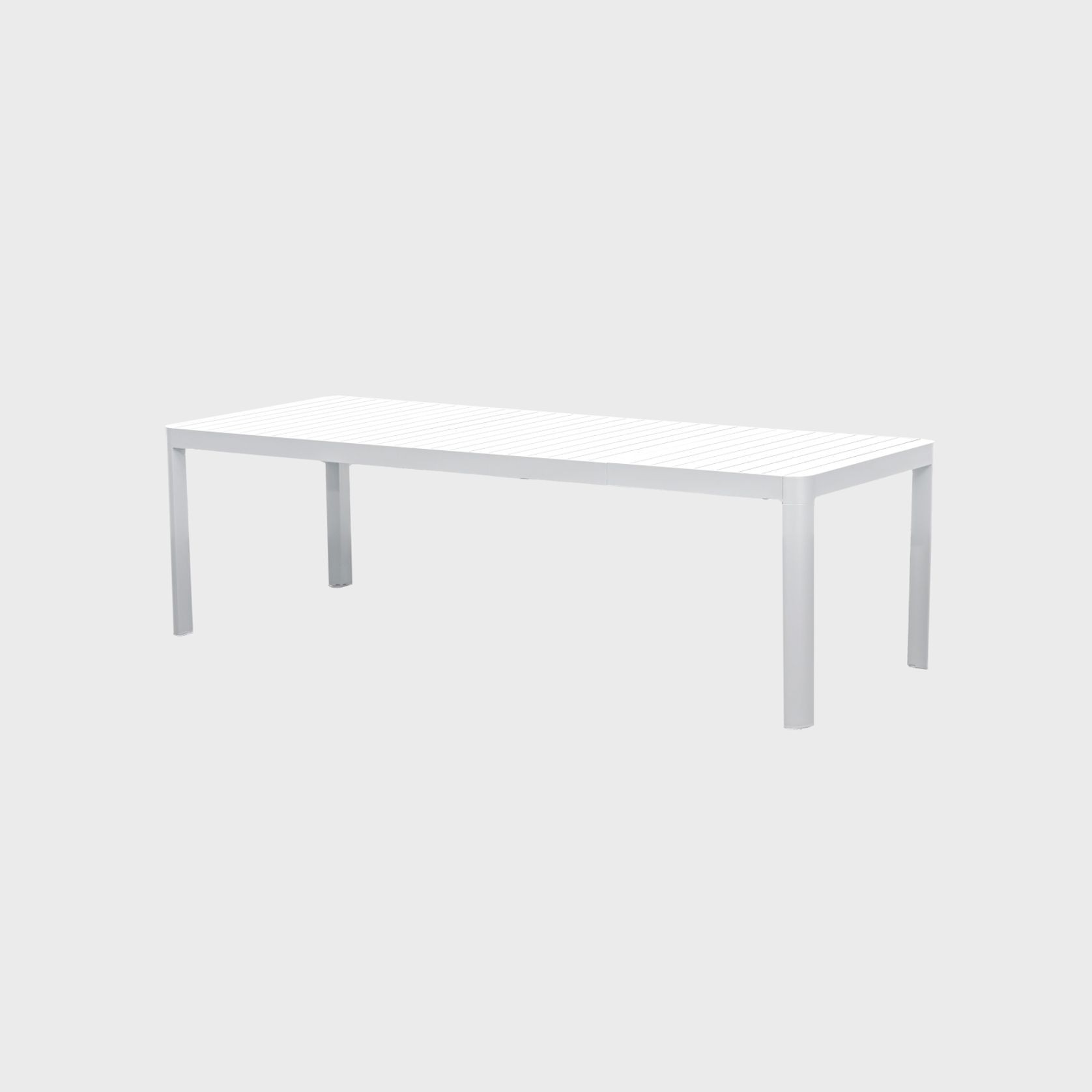 Azura Extension Outdoor Dining Table 195|255cm | White gallery detail image