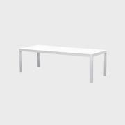Azura Extension Outdoor Dining Table 195|255cm | White gallery detail image