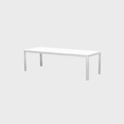 Azura Extension Outdoor Dining Table 195|255cm | White gallery detail image