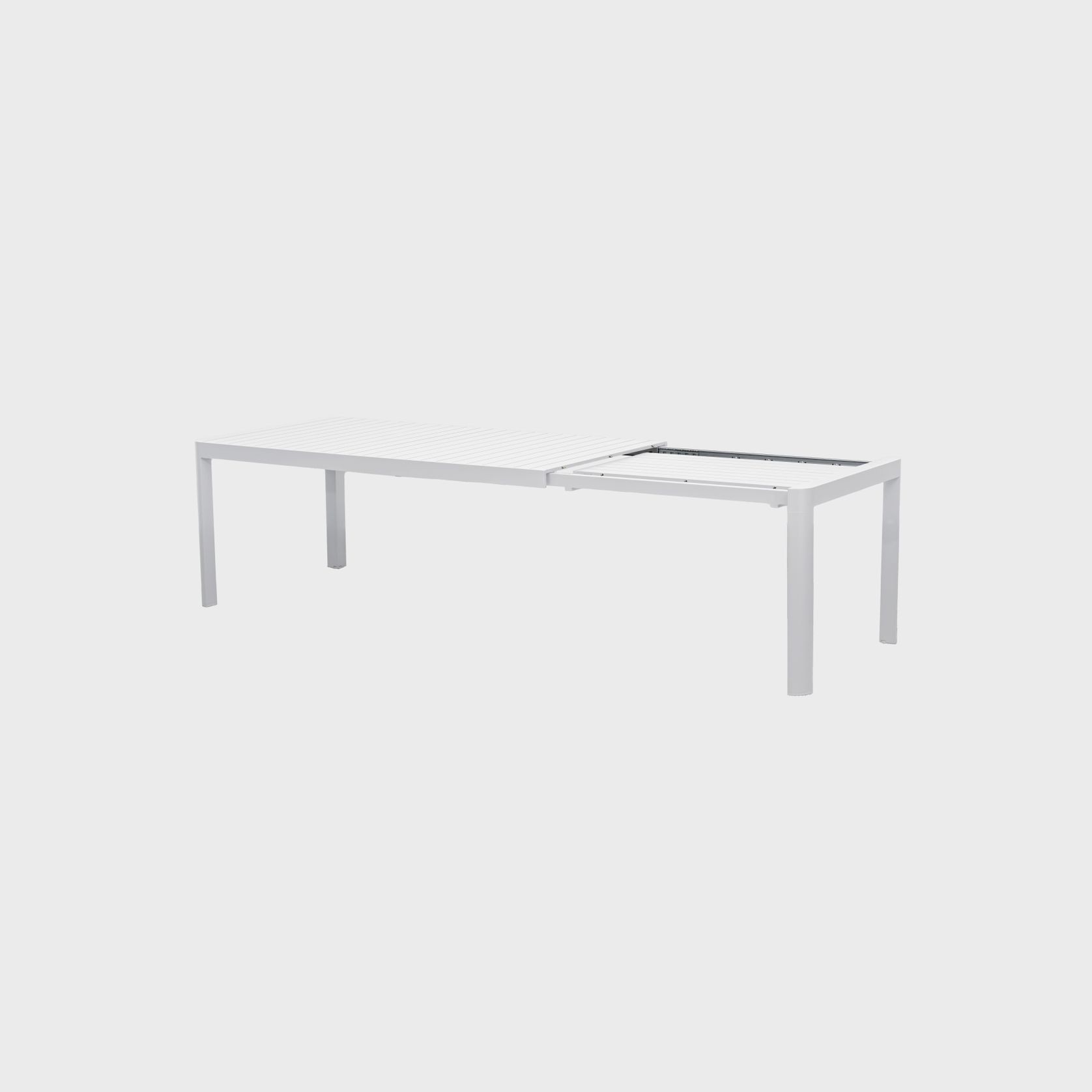 Azura Extension Outdoor Dining Table 195|255cm | White gallery detail image