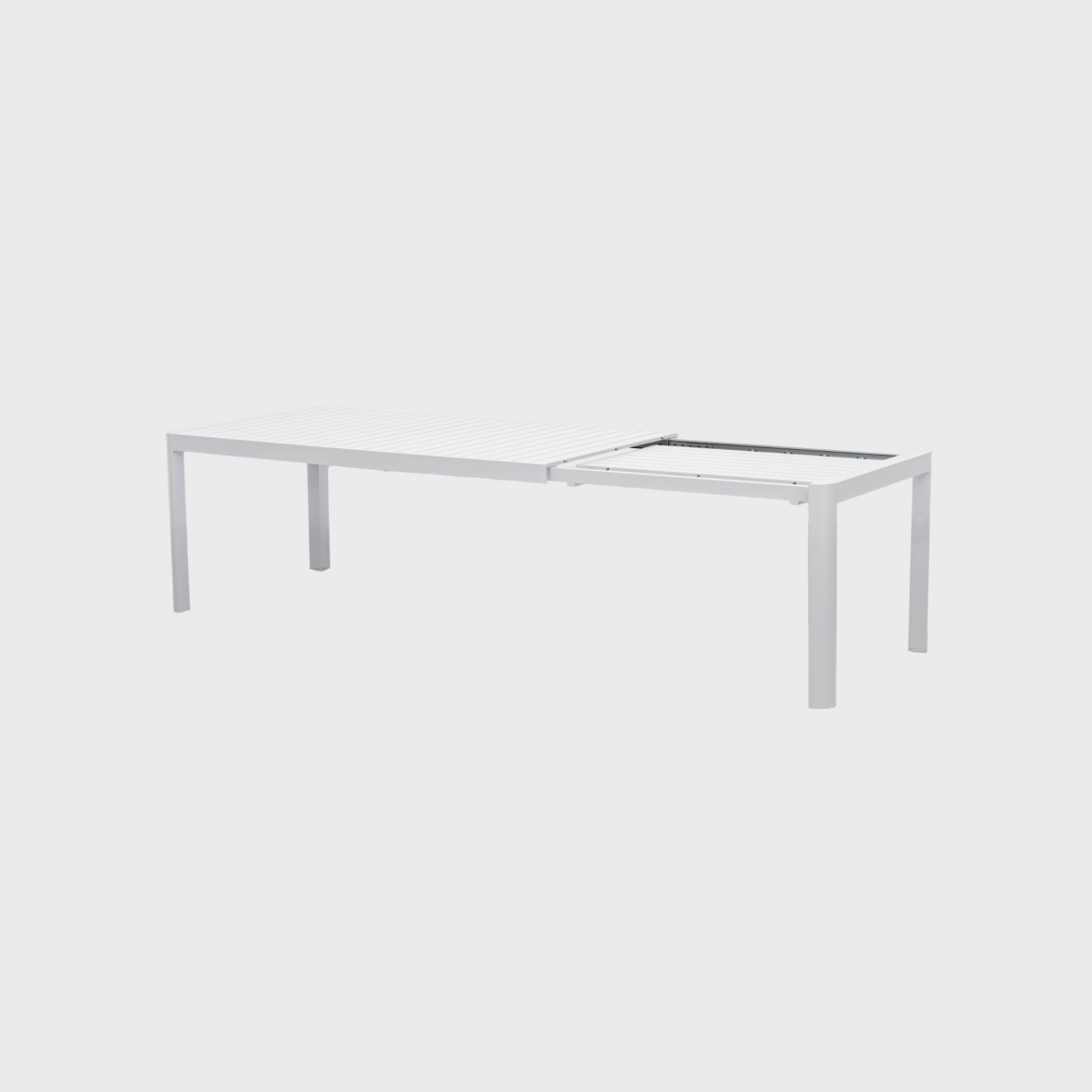 Azura Extension Outdoor Dining Table 195|255cm | White gallery detail image