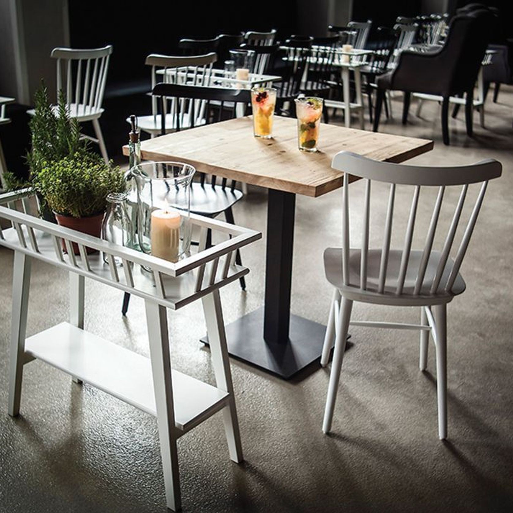 Ironica Dining Chair - White - by TON gallery detail image