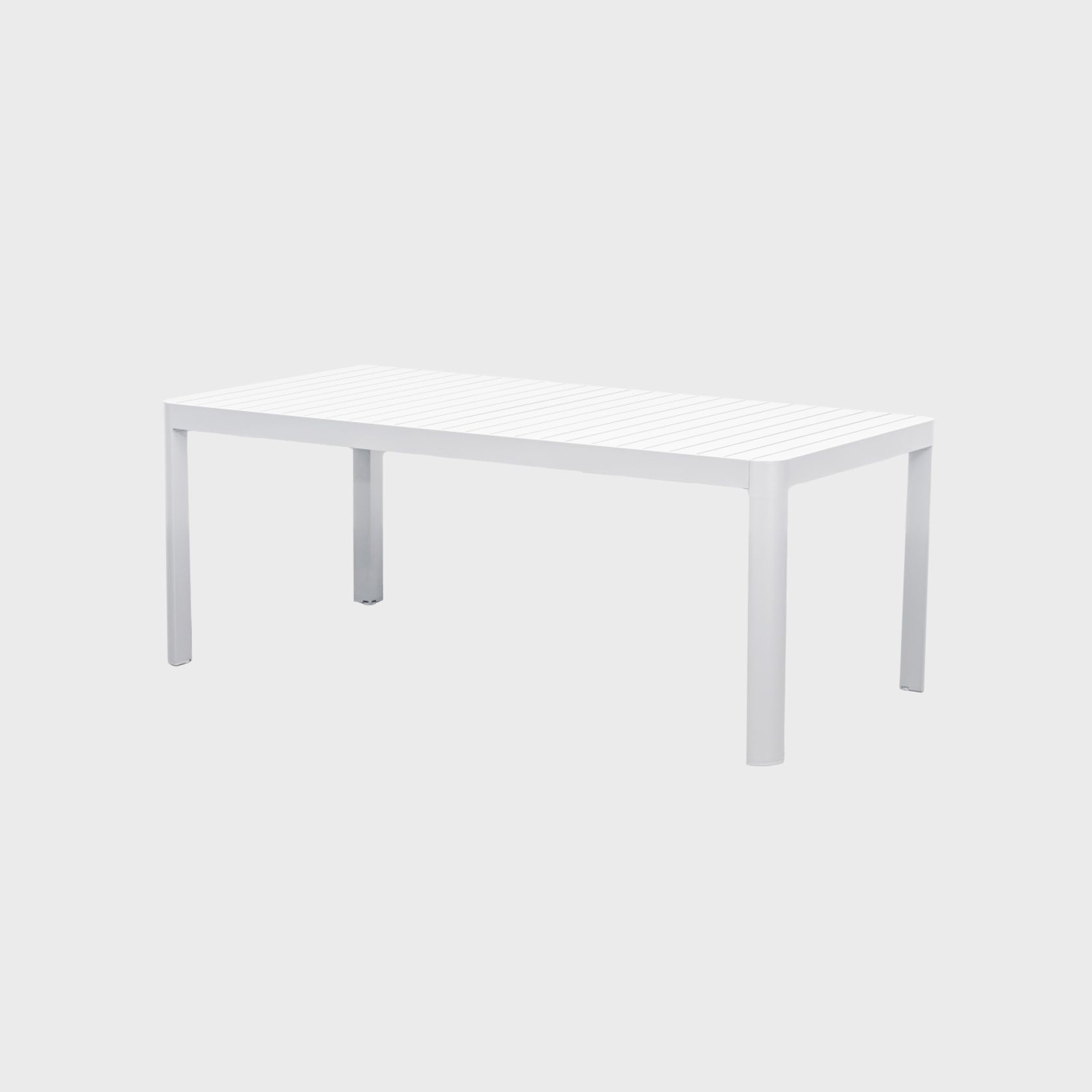 Azura Extension Outdoor Dining Table 195|255cm | White gallery detail image