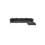 Newport Aluminium Outdoor Sofa Set - 5PCS gallery detail image