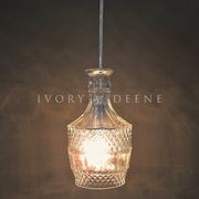 Wine Decanter Glass Pendant Light - Brandy gallery detail image