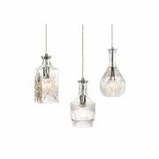 Wine Decanter Glass Pendant Light - Whisky gallery detail image