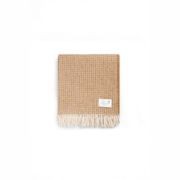 Ruanui Station Lambswool Waffle Throw - Winiata Wheat gallery detail image