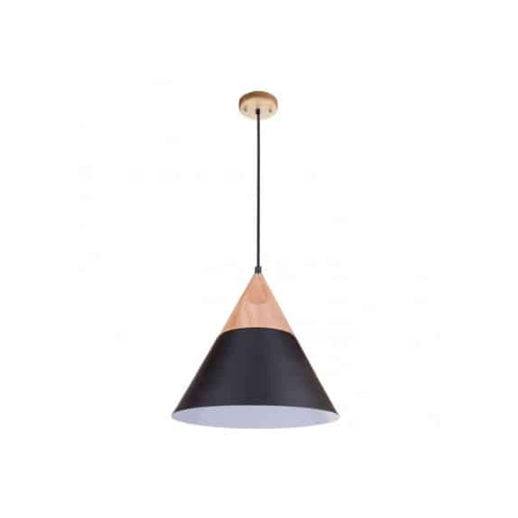 Wood Series Pendant - Cone (Black) gallery detail image