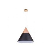 Wood Series Pendant - Cone (Black) gallery detail image