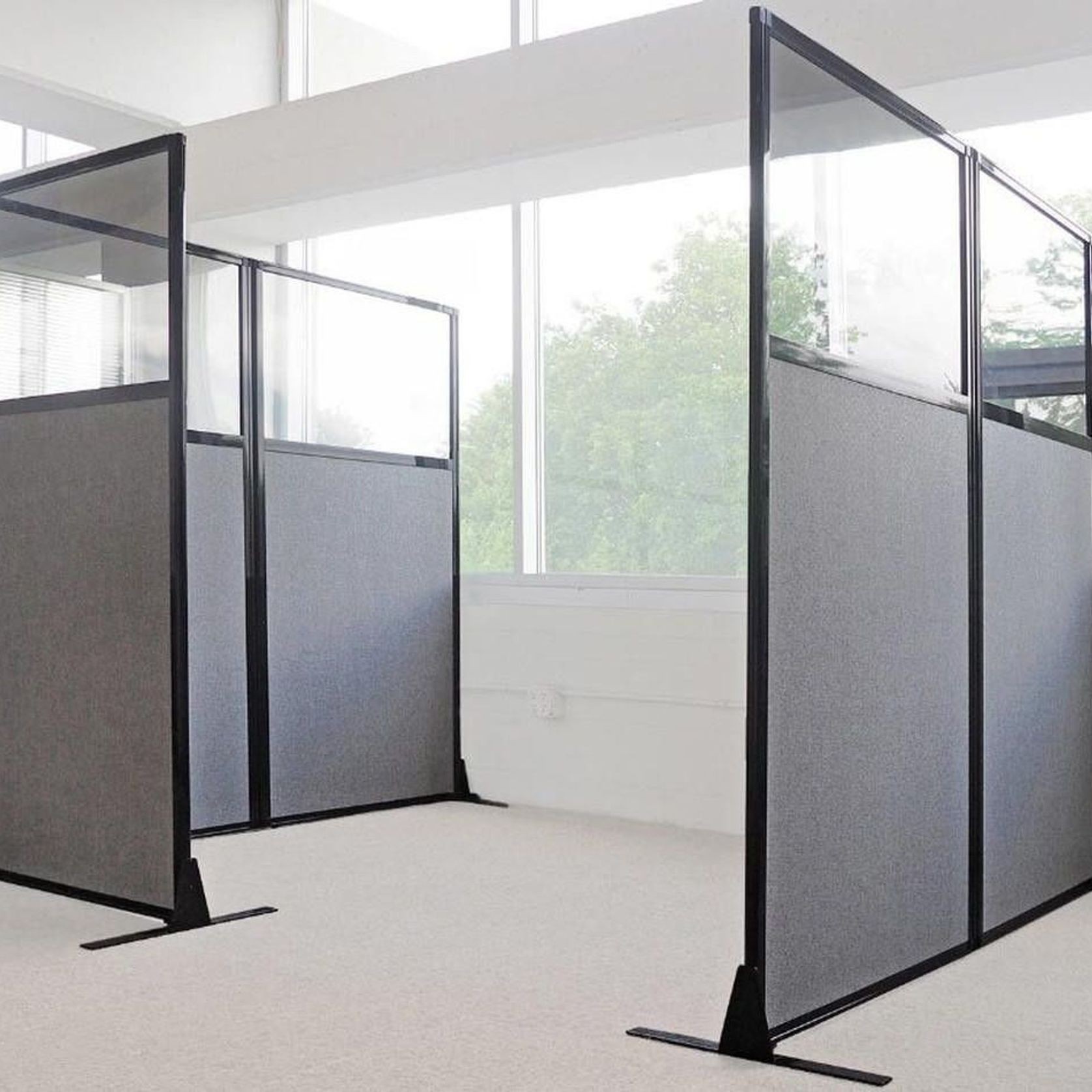 WorkStation Screens | Freestanding Upholstered Fabric gallery detail image