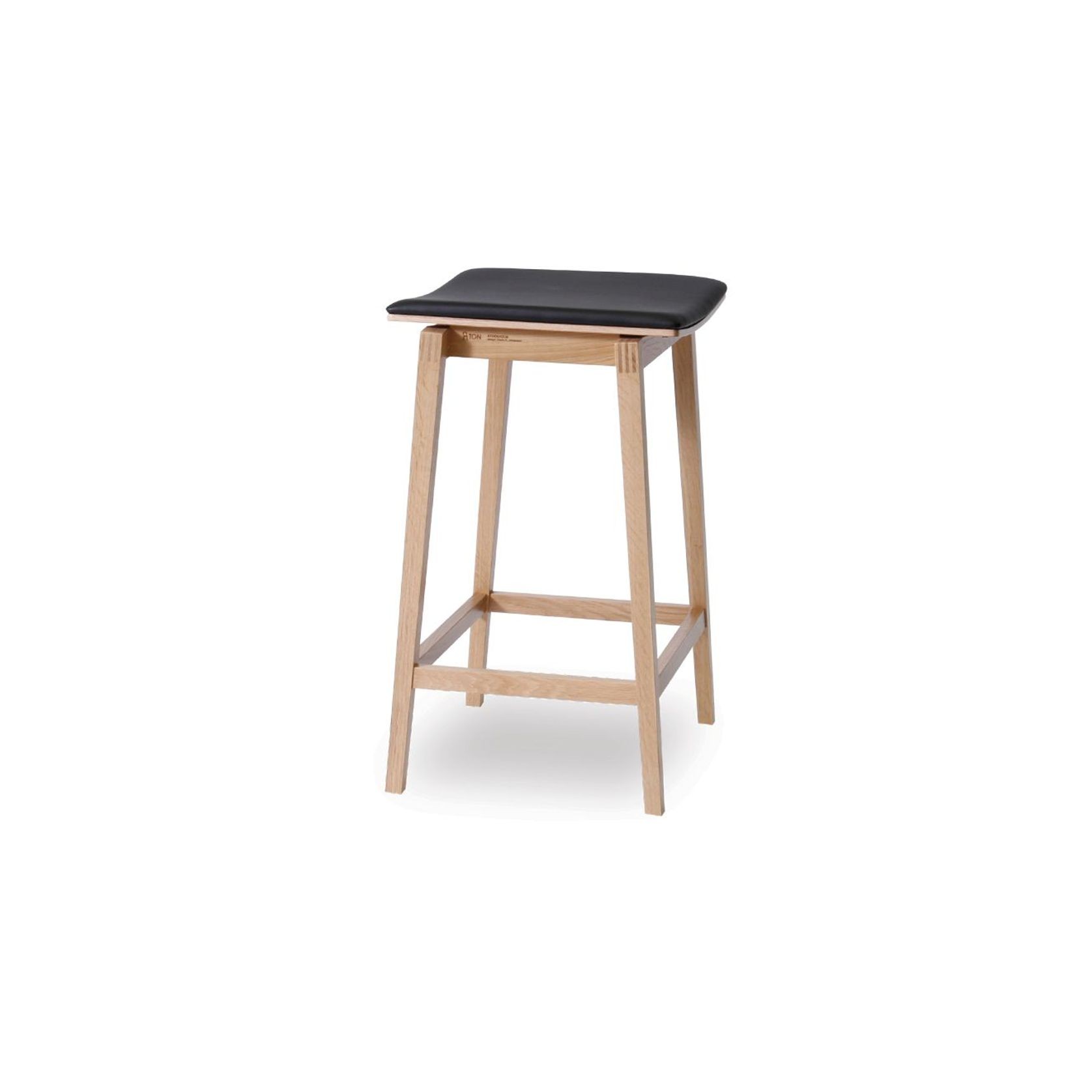 Stockholm Kitchen Stool - Natural Oak - by TON gallery detail image