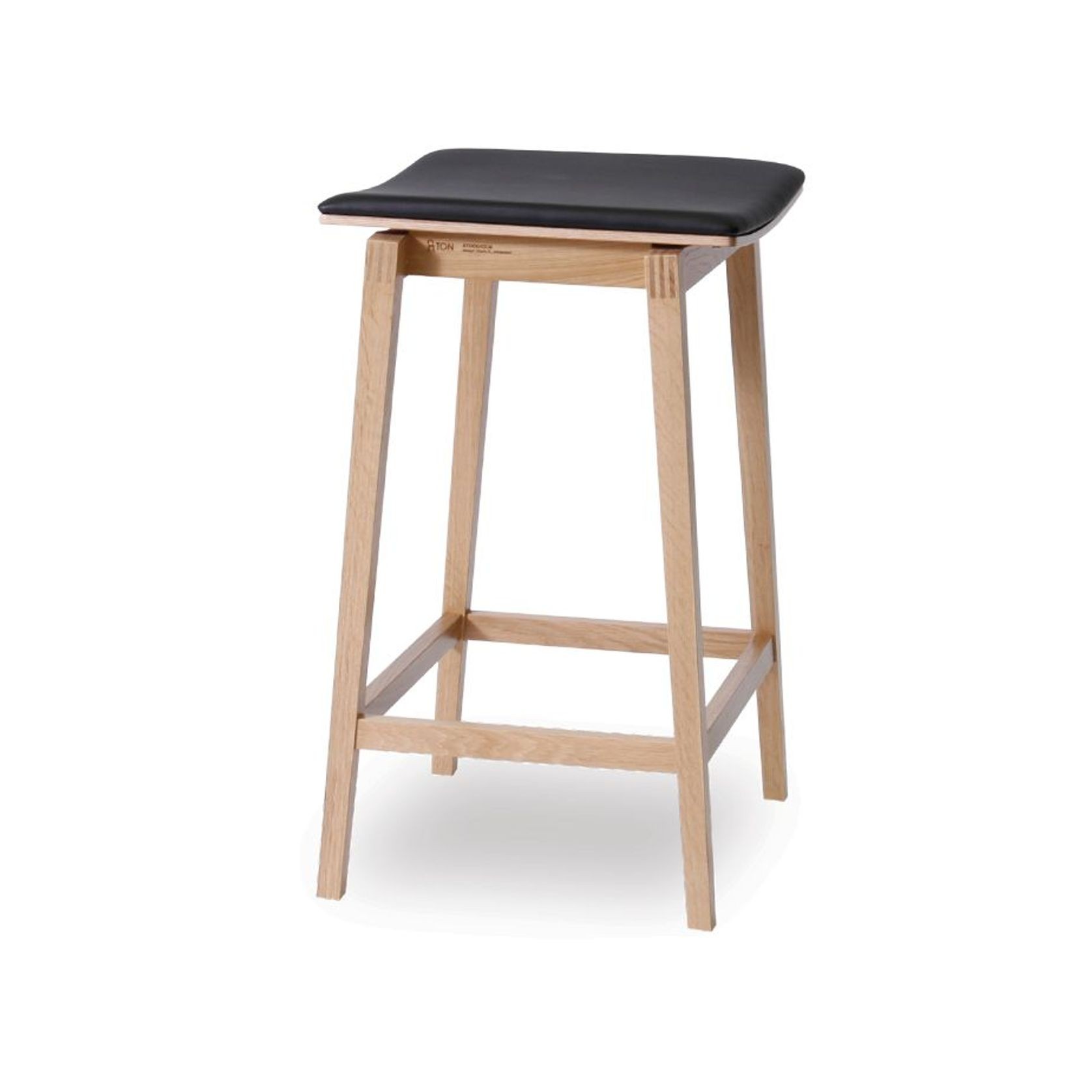 Stockholm Kitchen Stool - Natural Oak - by TON gallery detail image