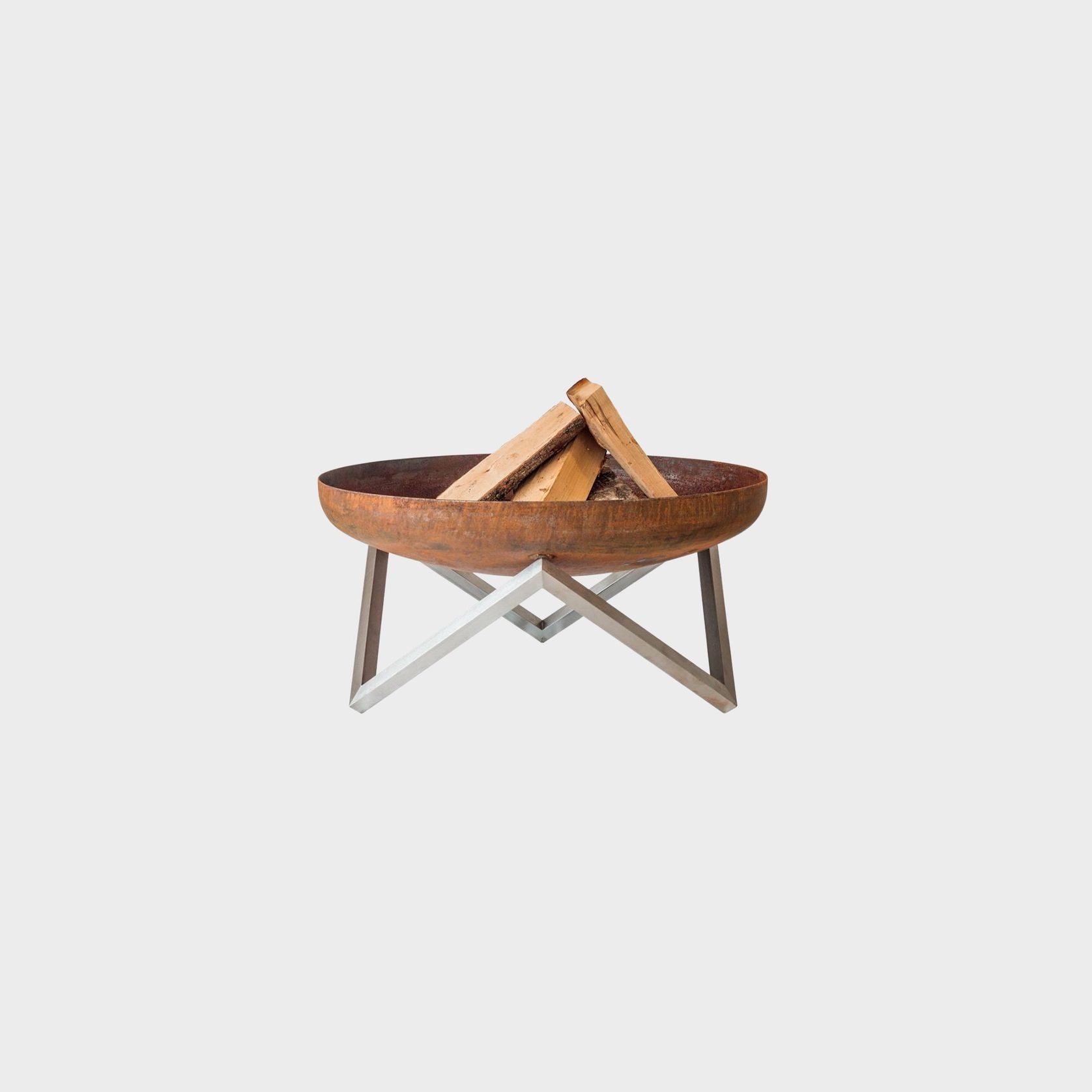 ALFRED RIESS Darvaza Steel Fire Pit - Large gallery detail image