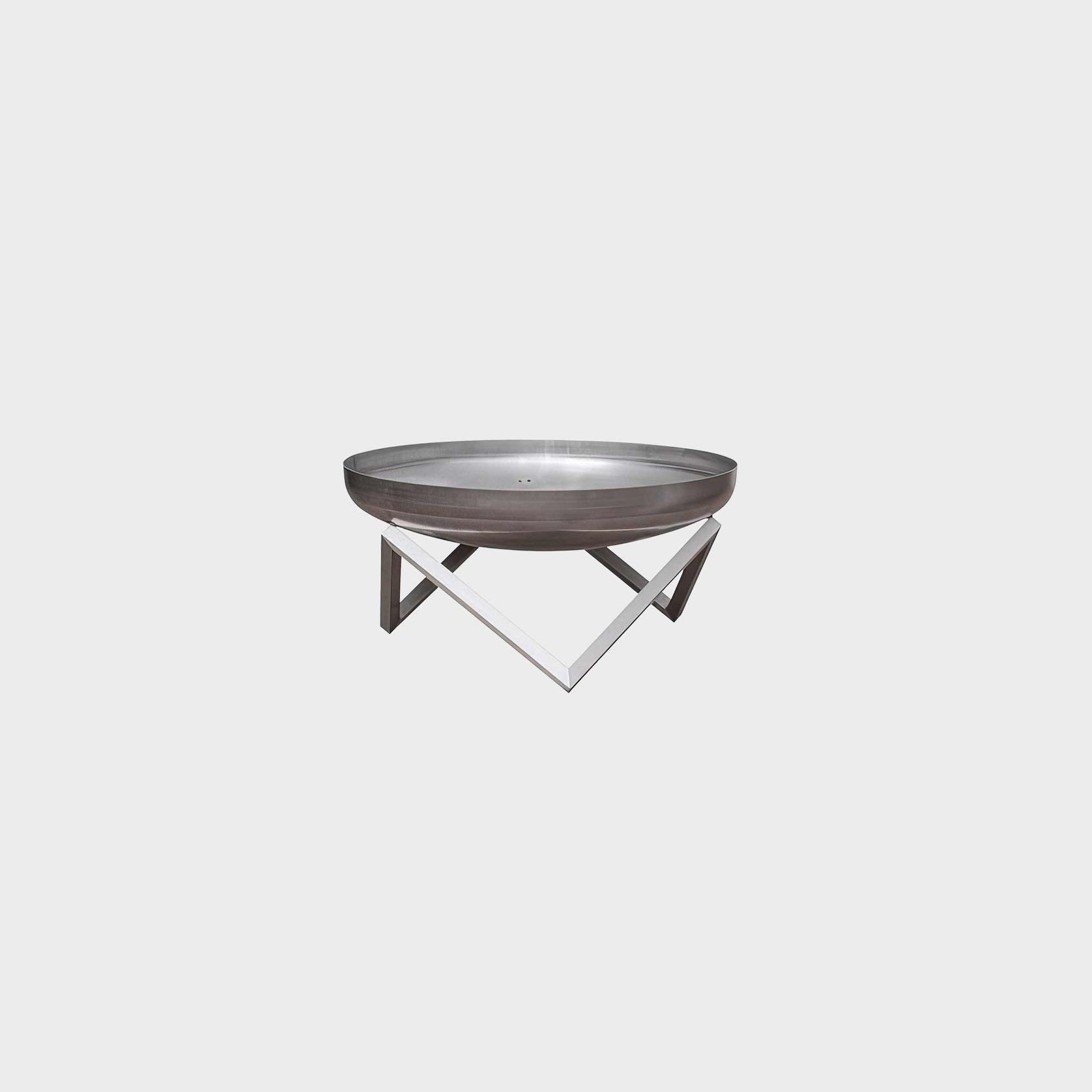 ALFRED RIESS Darvaza Stainless Steel Fire Pit - Large gallery detail image