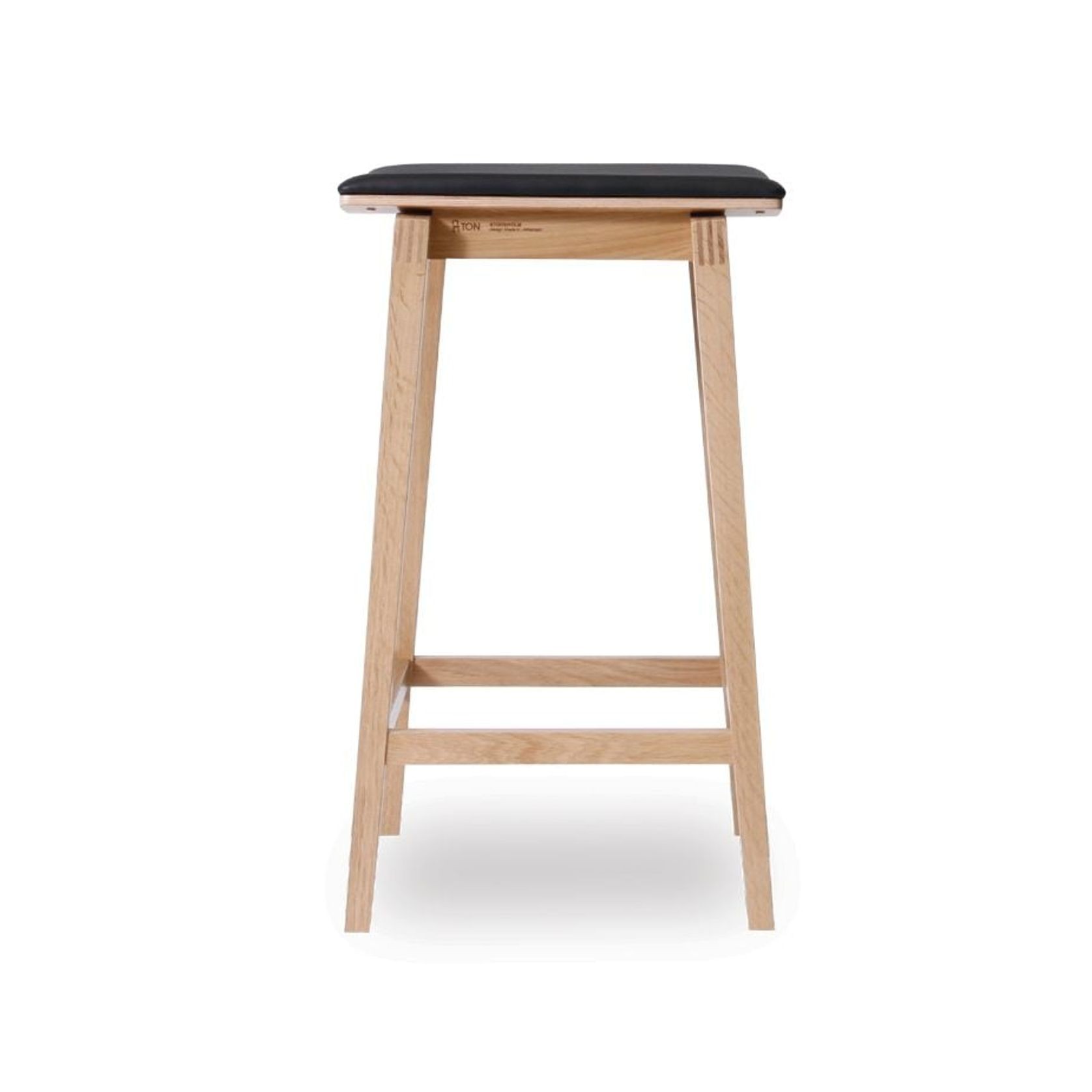 Stockholm Kitchen Stool - Natural Oak - by TON gallery detail image