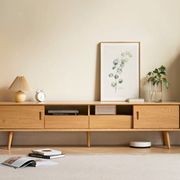 Yorko Natural Solid Oak TV unit gallery detail image