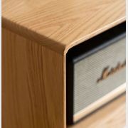 Yorko Natural Solid Oak TV unit gallery detail image