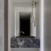 Ombre 1 Light Glass Pendant - Large in White gallery detail image