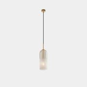 Ombre 1 Light Glass Pendant - Large in White gallery detail image