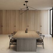 Rolla 3 Light Pendant in Matte Black gallery detail image