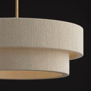 Timmering 4 Light Pendant - Small in Matte Brass gallery detail image