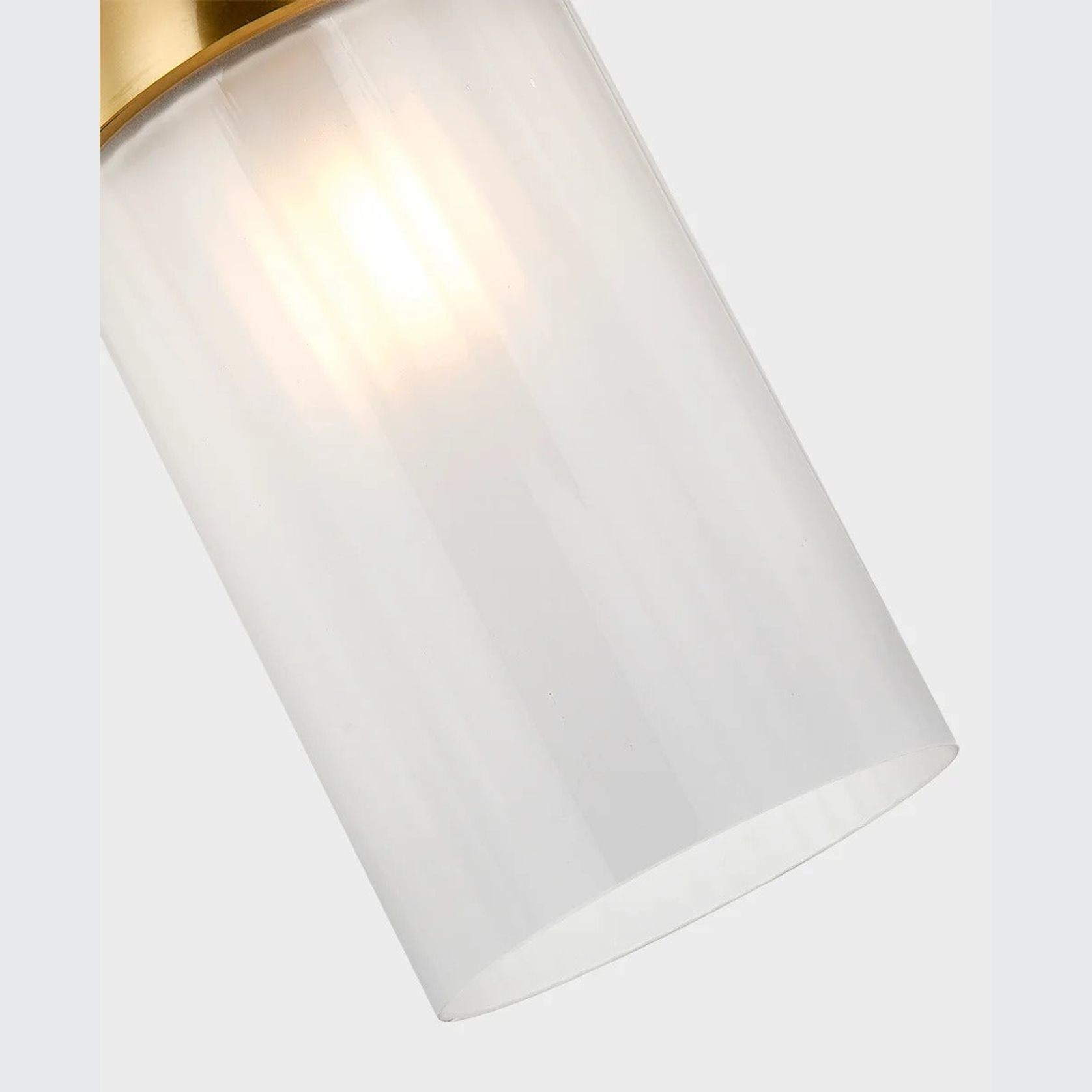 Lumi 1 Light Pendant in Aged Brass gallery detail image