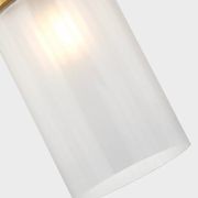 Lumi 1 Light Pendant in Aged Brass gallery detail image