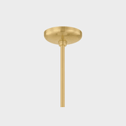 Farah 1 Light Pendant in Aged Brass gallery detail image