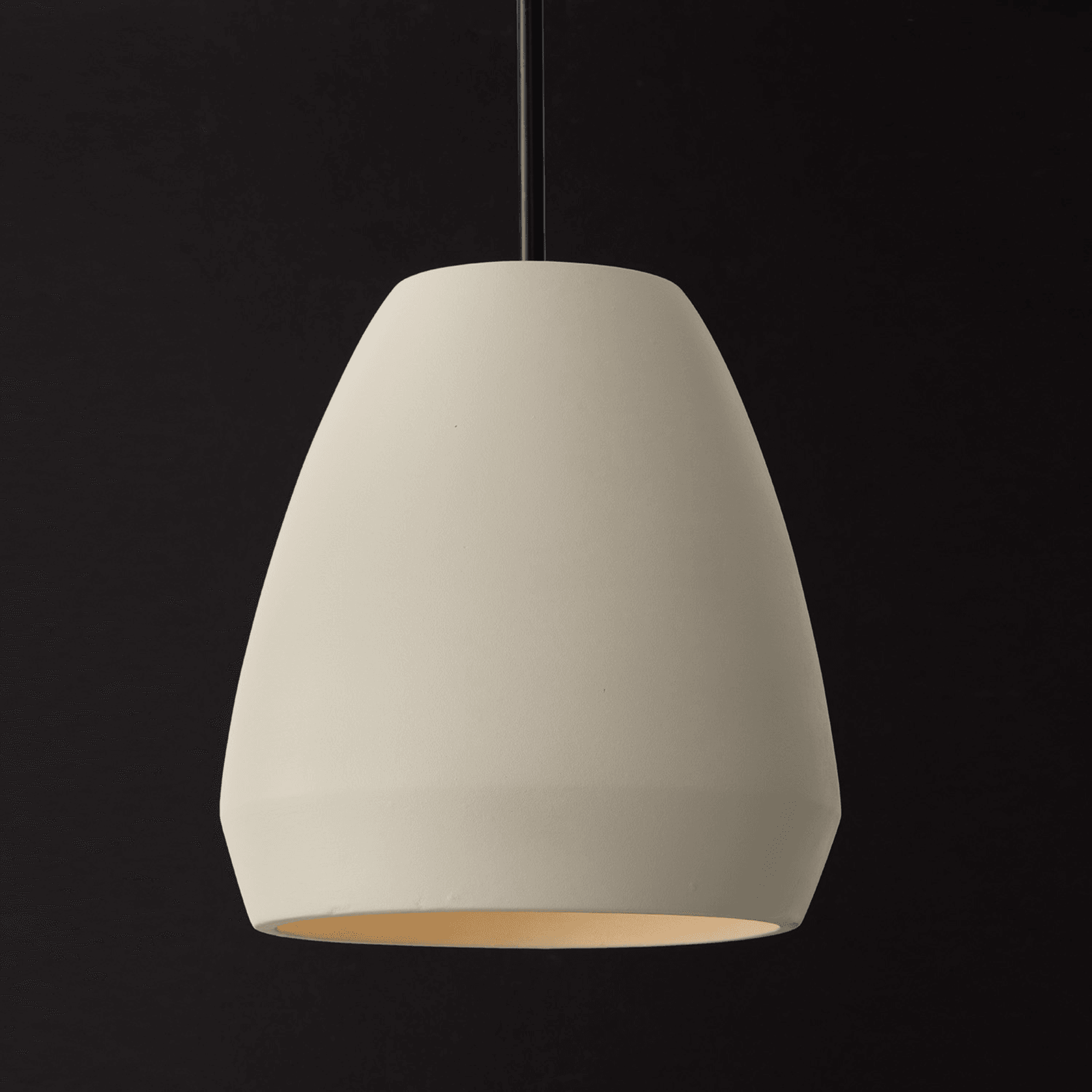 Earth 1 Light Pendant in Terracotta Ivory gallery detail image