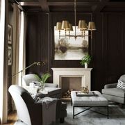 Barwon 6 Light Chandelier in Aged Brass gallery detail image