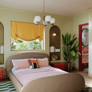 Farah 5 Light Chandelier In Aged Brass gallery detail image