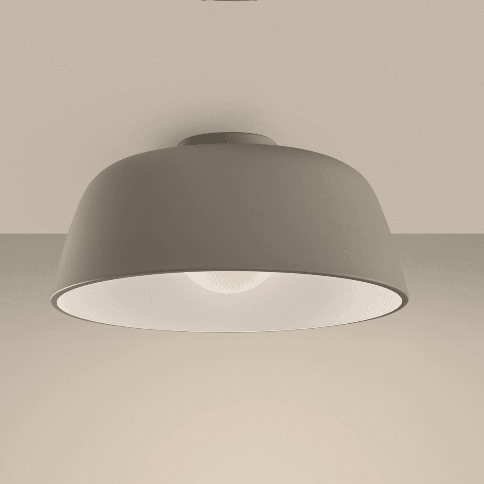 Kondo Ceiling Light - Large in Grey & White gallery detail image