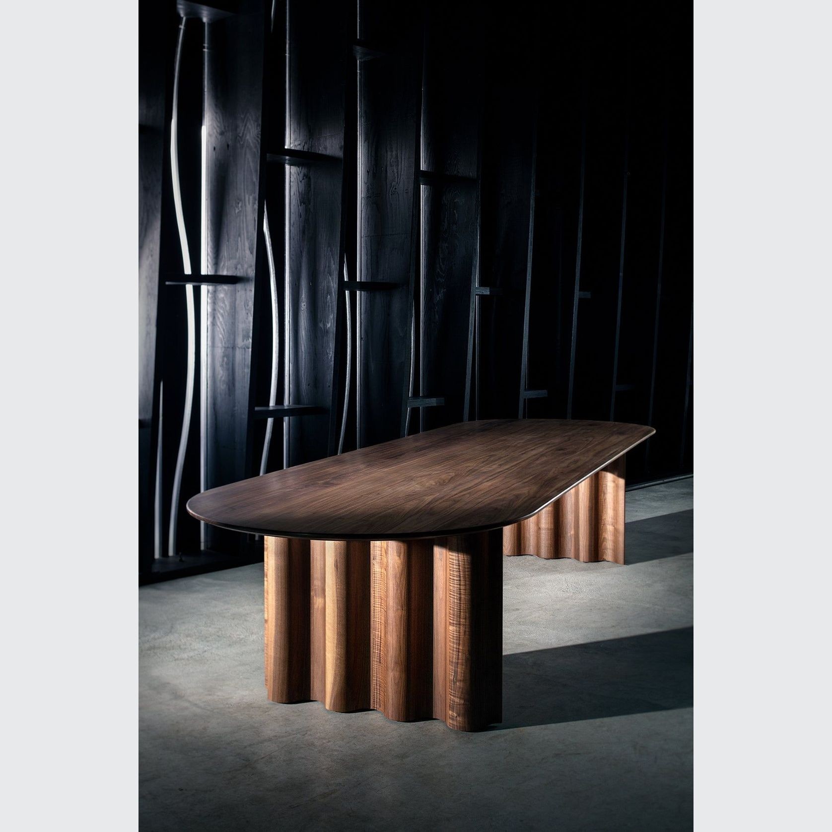 Curtain dining table gallery detail image