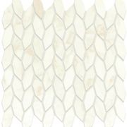 Calacatta Delicato Twist Satin Mosaic | Tile Space gallery detail image