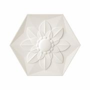 White Frozen Flower Ceramic Wall Tile gallery detail image