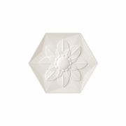 White Frozen Flower Ceramic Wall Tile gallery detail image