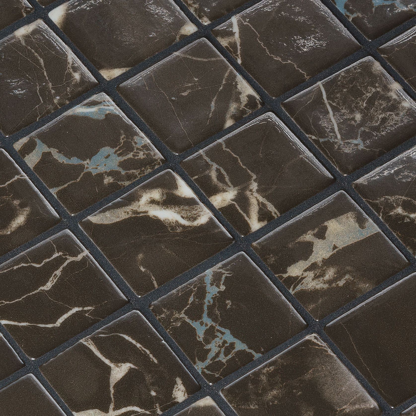 Black Marble Tile | 50mm Zen Collection by Ezarri gallery detail image