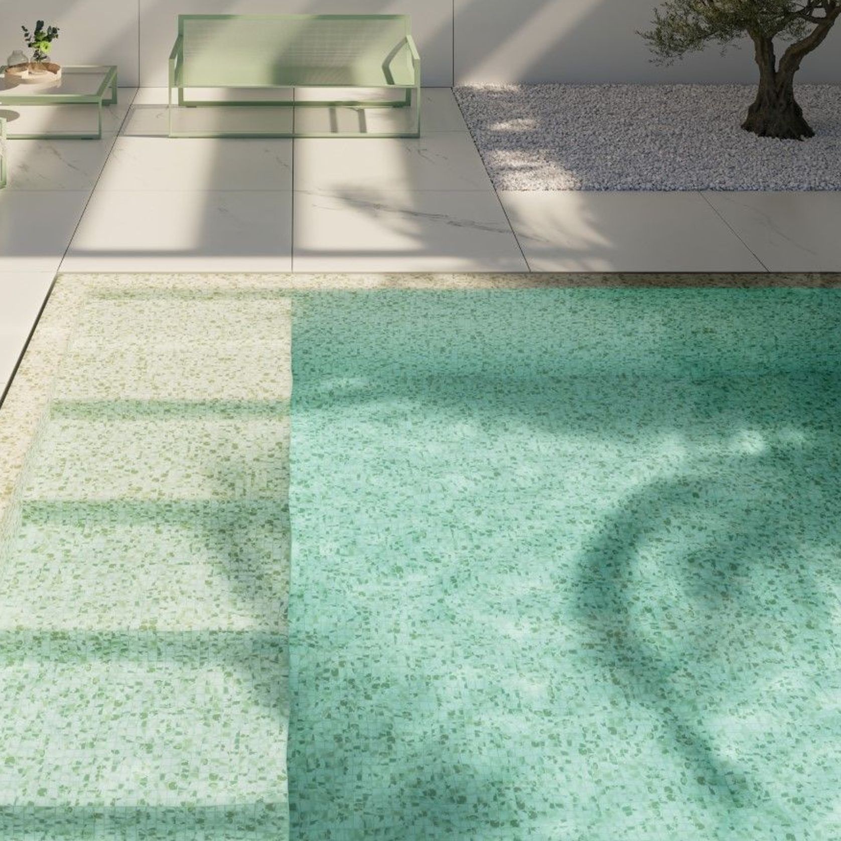 Blots Tile | Aquarelle Collection by Ezarri gallery detail image